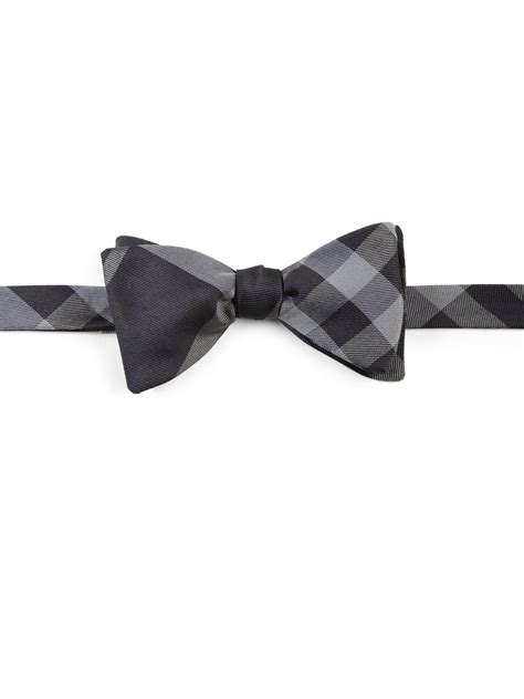 burberry classic check bow tie|burberry bag charm.